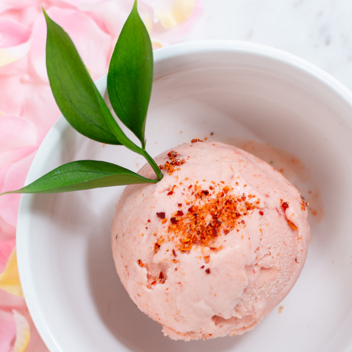Chili Lime Guava Ice Cream - Spicy Tropical Twist - Pints of Joy